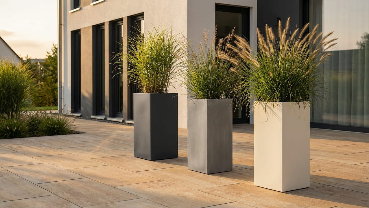 Pflanzkübel-Farben wählen – Tipps für Terrasse & Garten