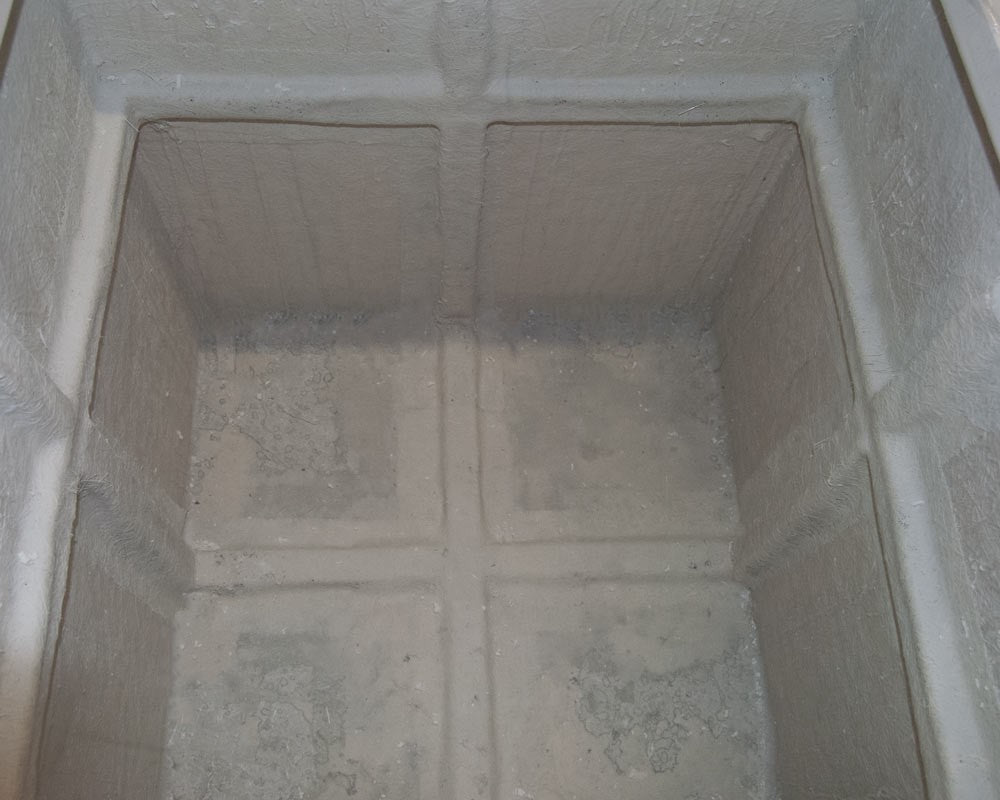 Elegant Einrichten | Pflanzkübel | Fiberglas | quadratisch | 90x90x90cm | perlmuttweiß.