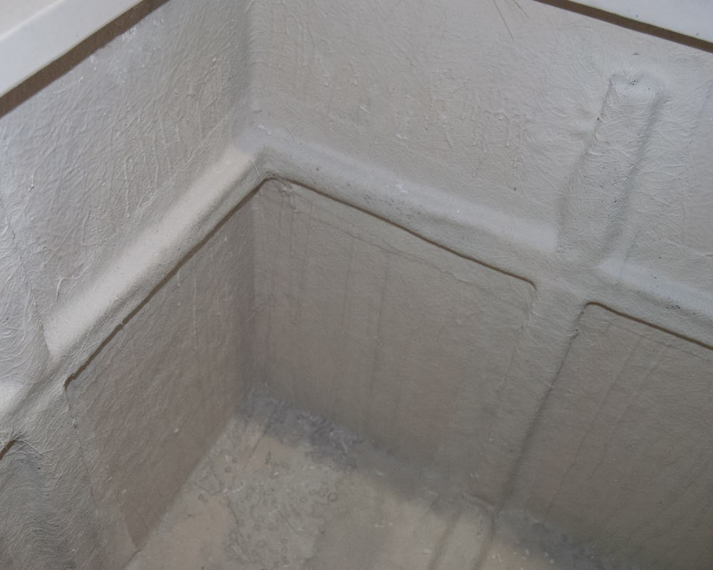 Elegant Einrichten | Pflanzkübel | Fiberglas | quadratisch | 70x70x70cm | perlmutt weiß.