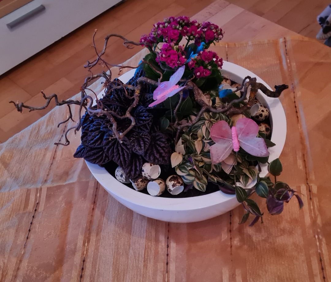 Elegant Einrichten | Pflanzkübel | Fiberglas | rund | D55xH19cm | hochglanz weiß