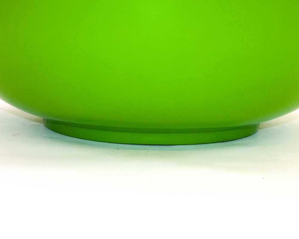 Elegant Einrichten | Pflanzkübel | Fiberglas | rund | D50xH25cm | hochglanz avocado grün