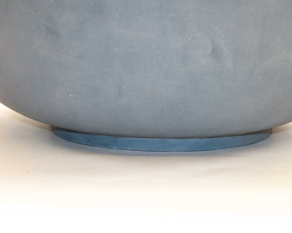 Elegant Einrichten | Pflanzkübel | Fiberglas | rund | D60xH30cm | grau.