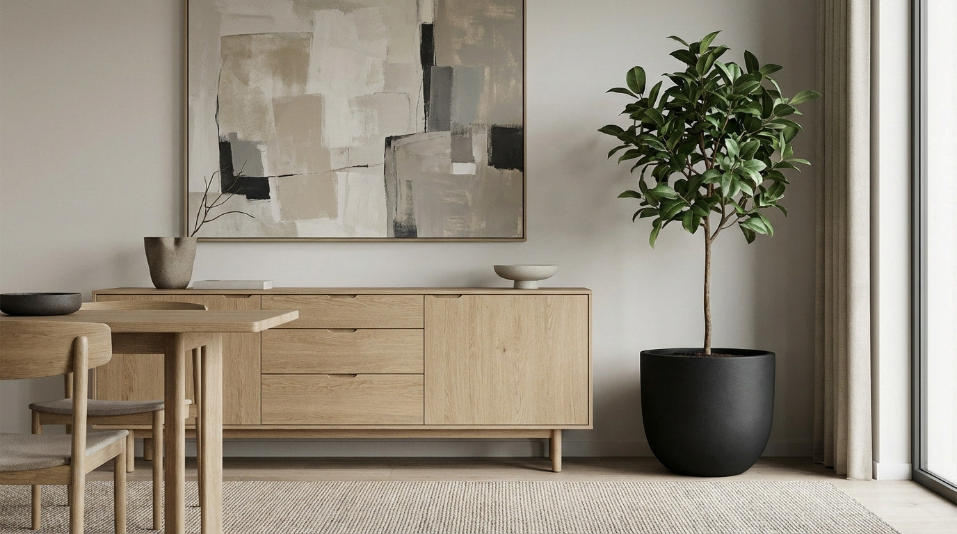 Pflanzkübel im Innenbereich: So dekorieren Sie Wohnzimmer, Flur & Esszimmer stilvoll