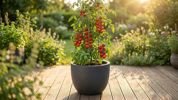 Tomaten im Pflanzkübel anbauen: Sorten, Pflege und Ernte