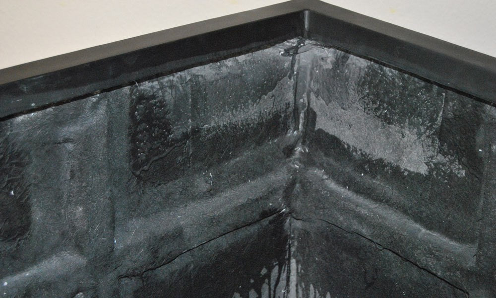 Elegant Einrichten | Pflanzkübel | Fiberglas | quadratisch | 80x80x80cm | elegant schwarz-matt.