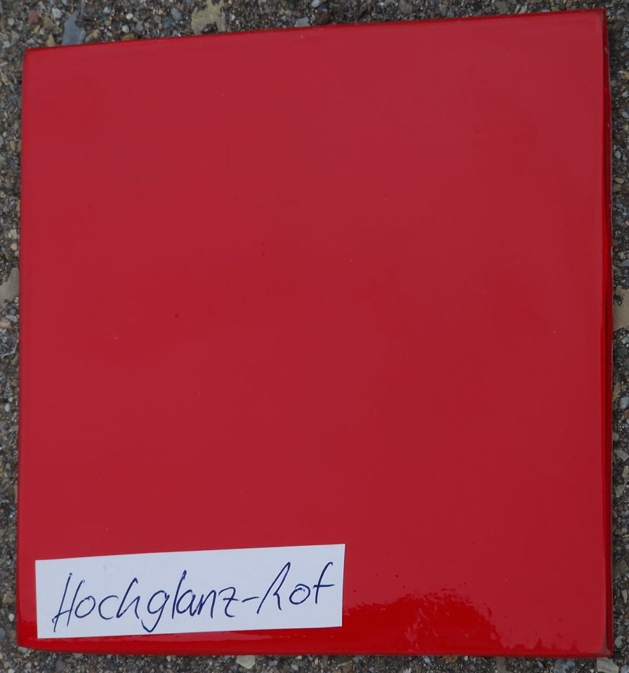 Pflanzkübel Blumenkübel Fiberglas säule konisch 30x30x90cm hochglanz rot-(B-WARE)