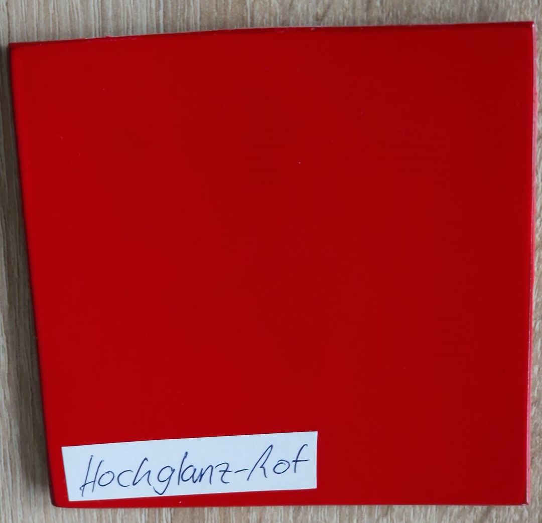 Pflanzkübel Blumenkübel Fiberglas säule konisch 30x30x90cm hochglanz rot-(B-WARE)