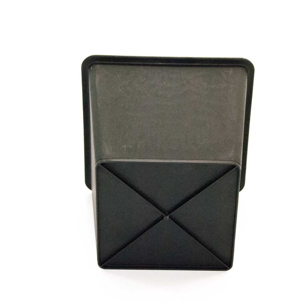 Elegant Einrichten | Kunststoffeinsatz | quadratisch | konisch | 42x42x38cm | schwarz.