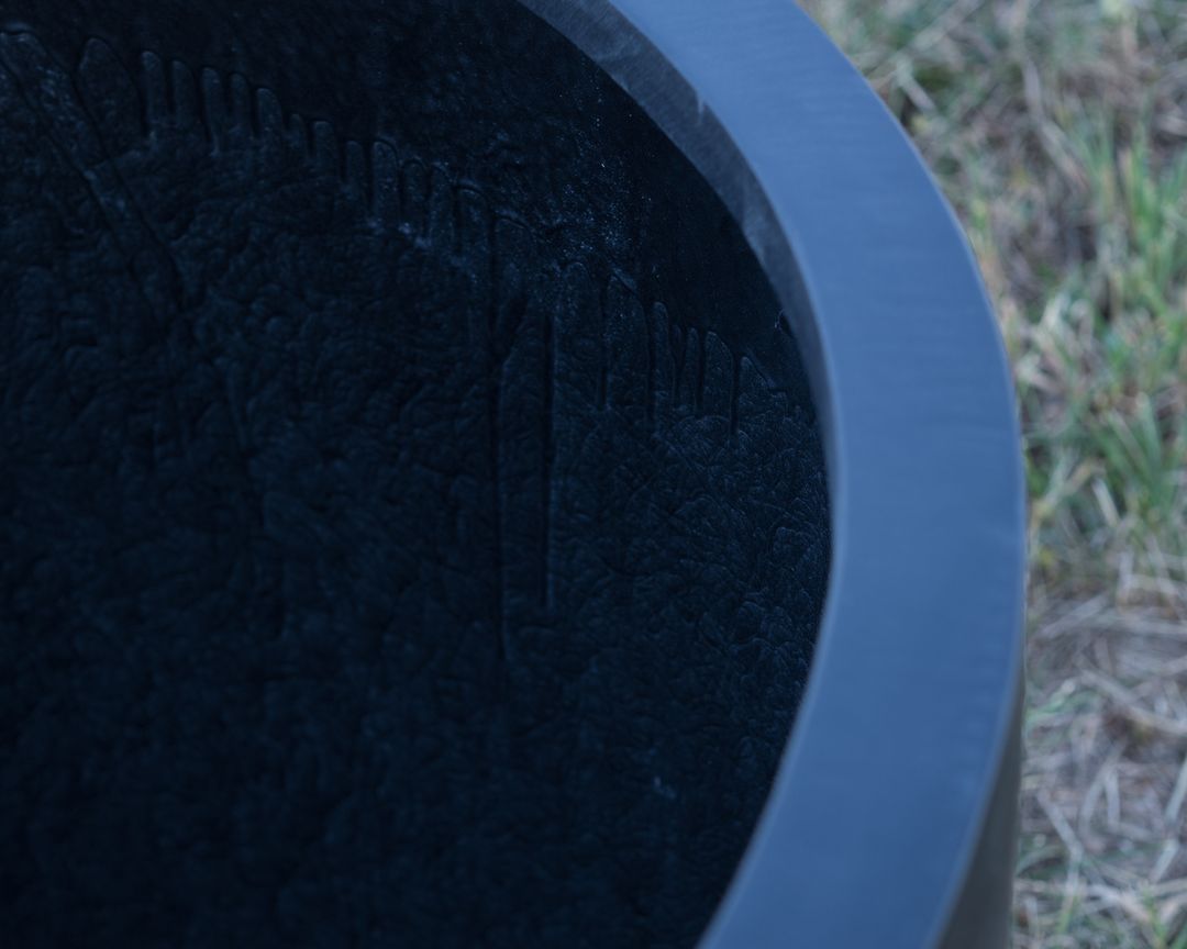 Elegant Einrichten | Pflanzkübel | Fiberglas | zylindrisch | D70xH60cm | schwarz-matt.