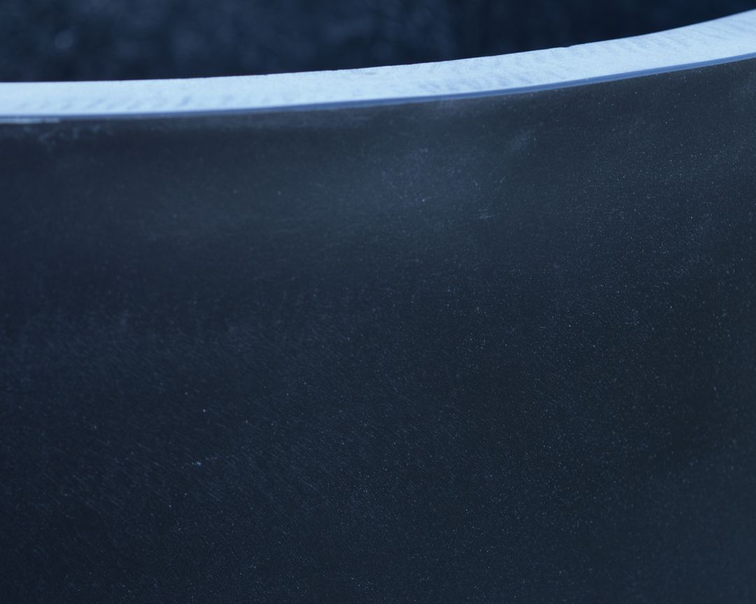 Elegant Einrichten | Pflanzkübel | Fiberglas | zylindrisch | D80xH70cm | schwarz-matt.