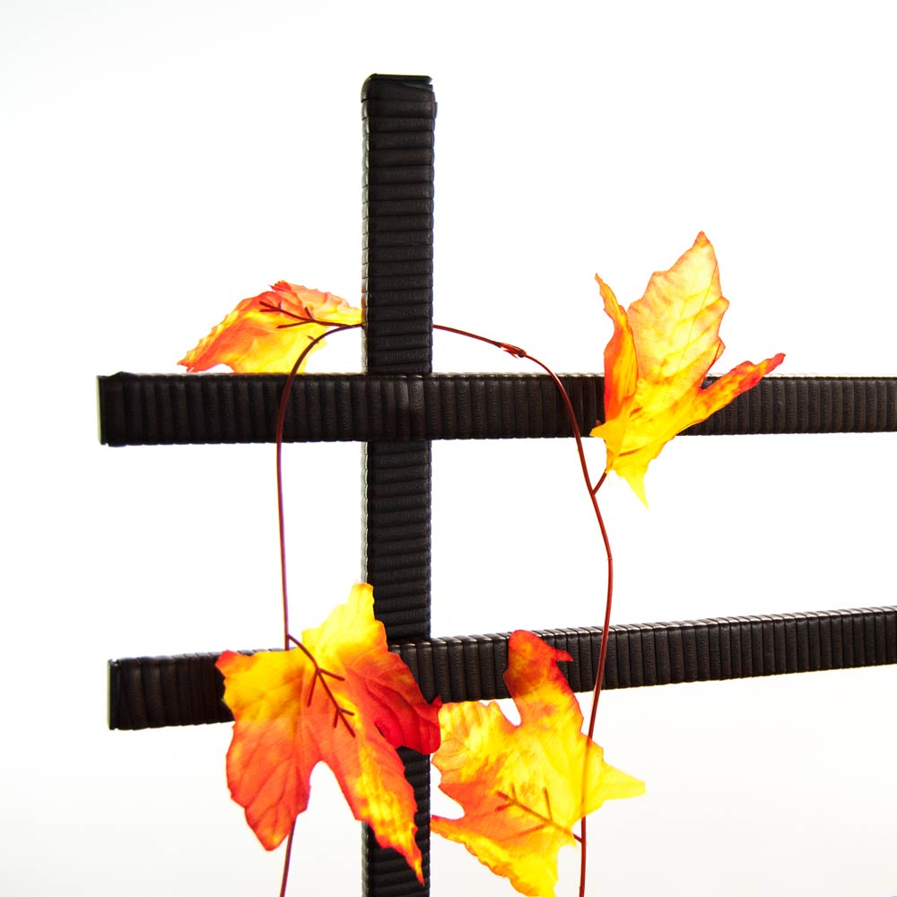 Elegant Einrichten | Pflanzkübel | Polyrattan | mit Rankgitter | rechteckig |  82x30x100cm | coffeebraun