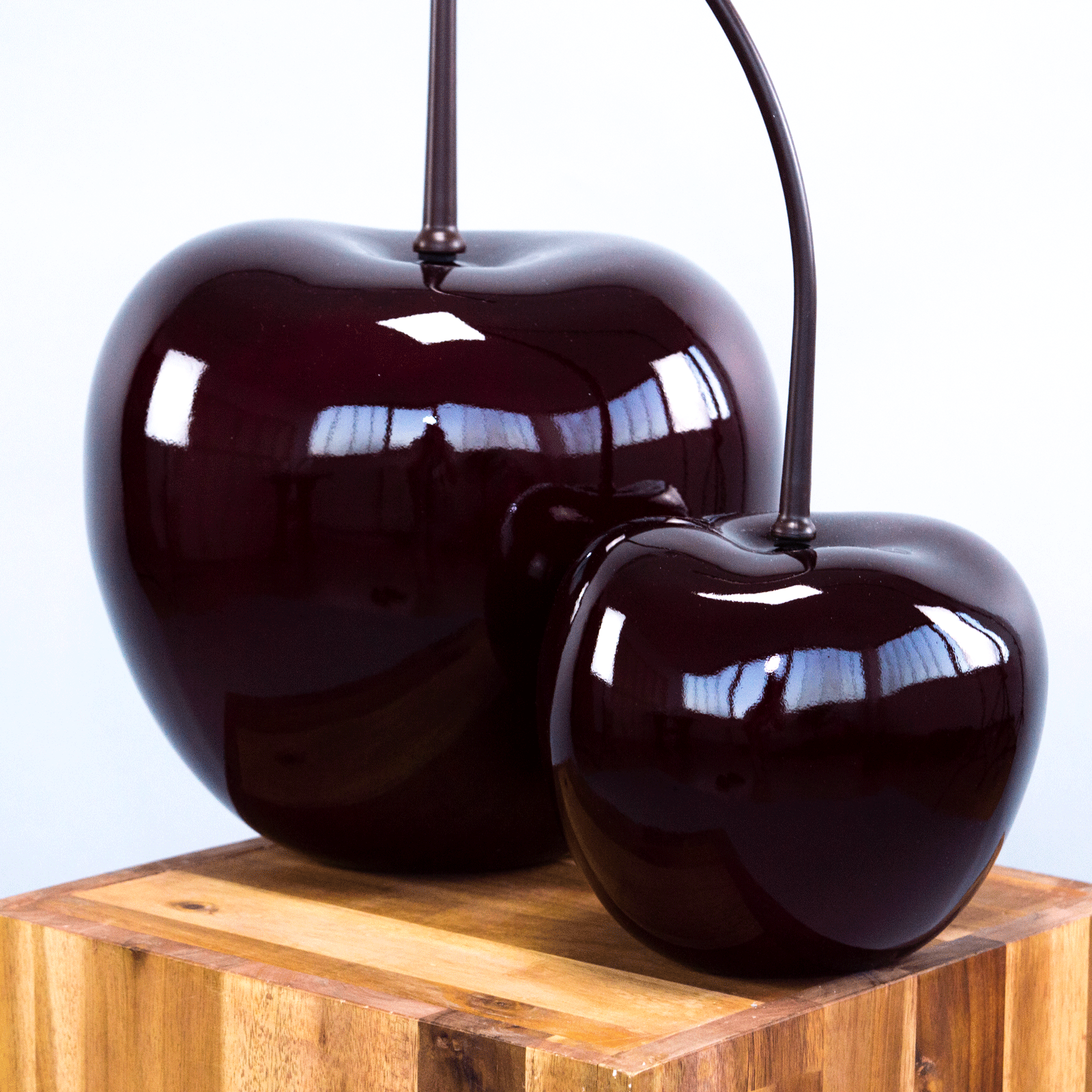 Deko Obst Kirsche Bordeauxrot-26x22x50cm Deko Obst Kirsche Bordeauxrot-26x22x50cm